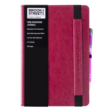 NEW RANGE! Web Password and Internet Address Notebook A5